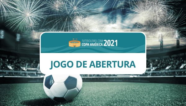Jogo de abertura da Copa América 2021 em 13 de junho